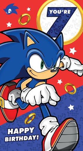 Picture of SONIC YOUR 7 BIRTHDAY CARD
